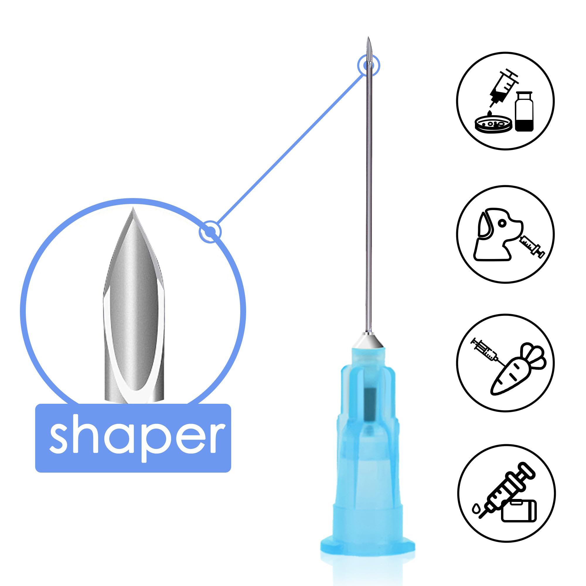 3ml Syringes with Needle - 23G, 1 Inch, 25 Pack -5 3ml Syringes with Needle - 23G, 1 Inch, 25 Pack -5