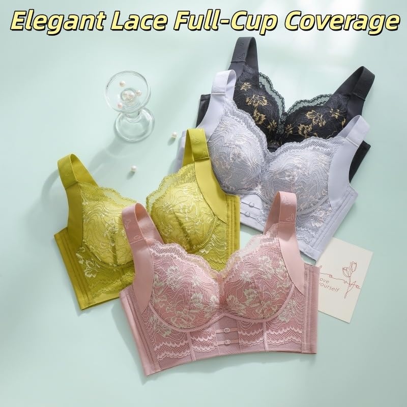 Soutien-gorge Rovibi CurveGlow rouge bonnet B pour femme âgée