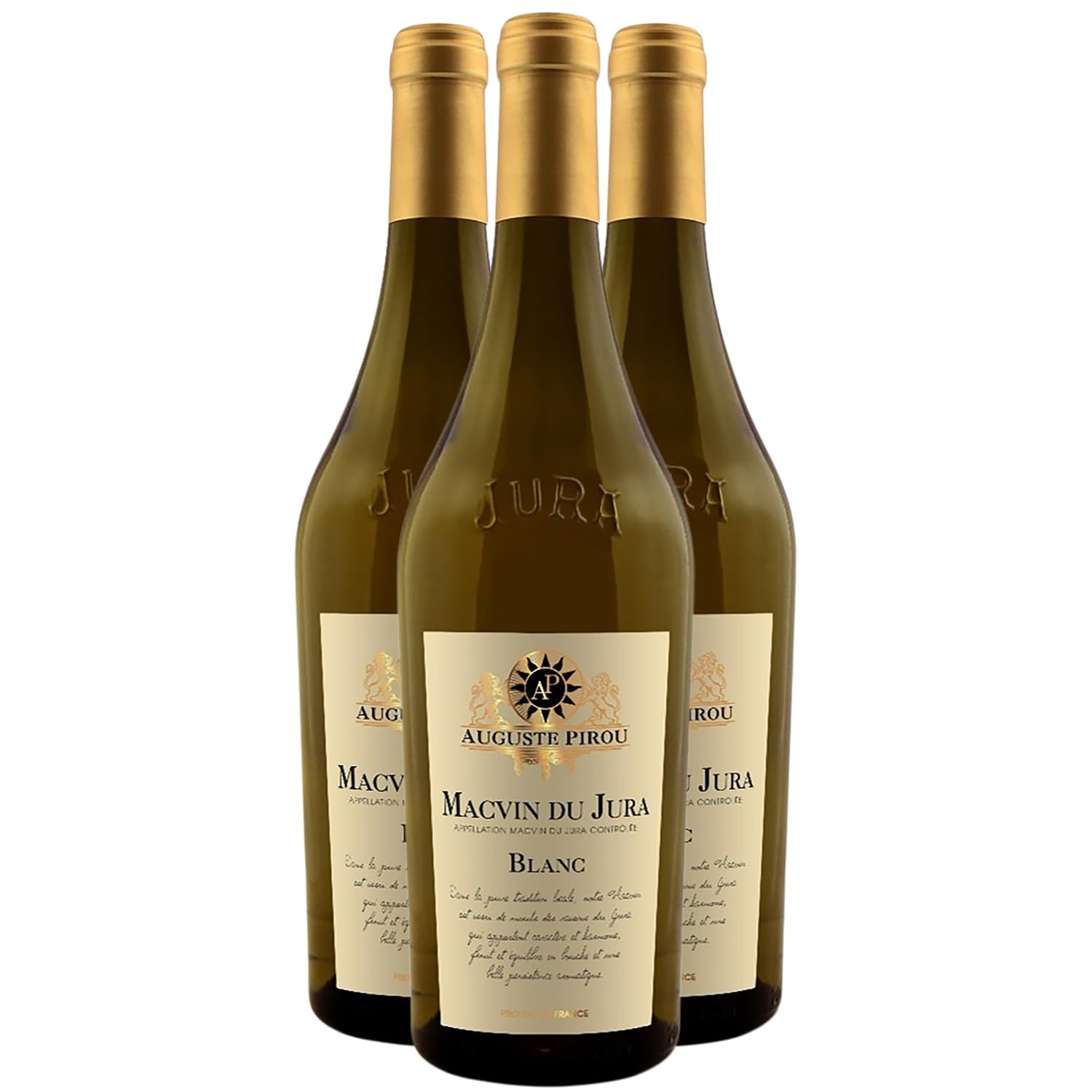 Macvin du Jura - Blanc - Auguste Pirou - Vin Blanc du Jura (3x75cl)