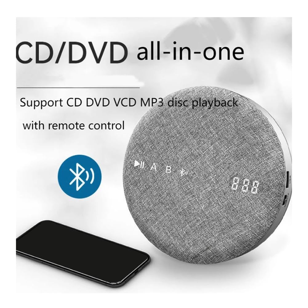 Lecteur audio multifonction DVD/VCD vidéo sans Bluetooth USB haut-parleur intégré rechargeable