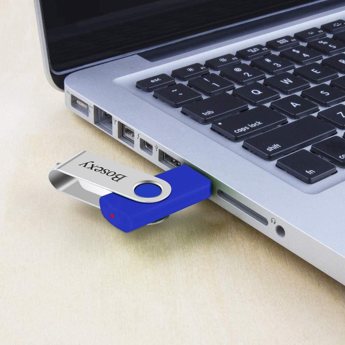 Chiavetta USB 3.0 da 32 GB, design girevole, con pollice ad alta velocità, per foto e video (Mixcolors: blu, viola, rosso, verde, arancione)