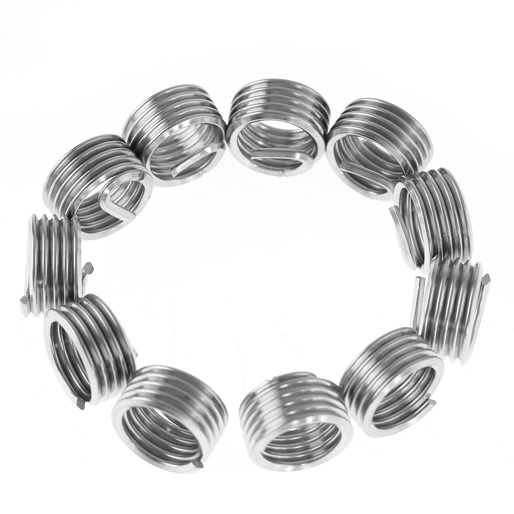 Insert de réparation de filetage, 10 pièces M14 * 2 * 1D ~ 2.5D fil acier inoxydable 304 manchon, Inserts M14(M14x2x1D)