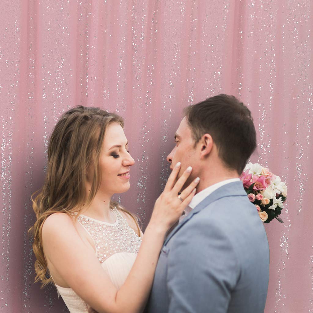 Eternal Beauty 305x305cm Pink Shinny Sequin Photography Backdrop Party Prom Wedding Youtobe Banquet Photo Background (10x10 feet) — view 8