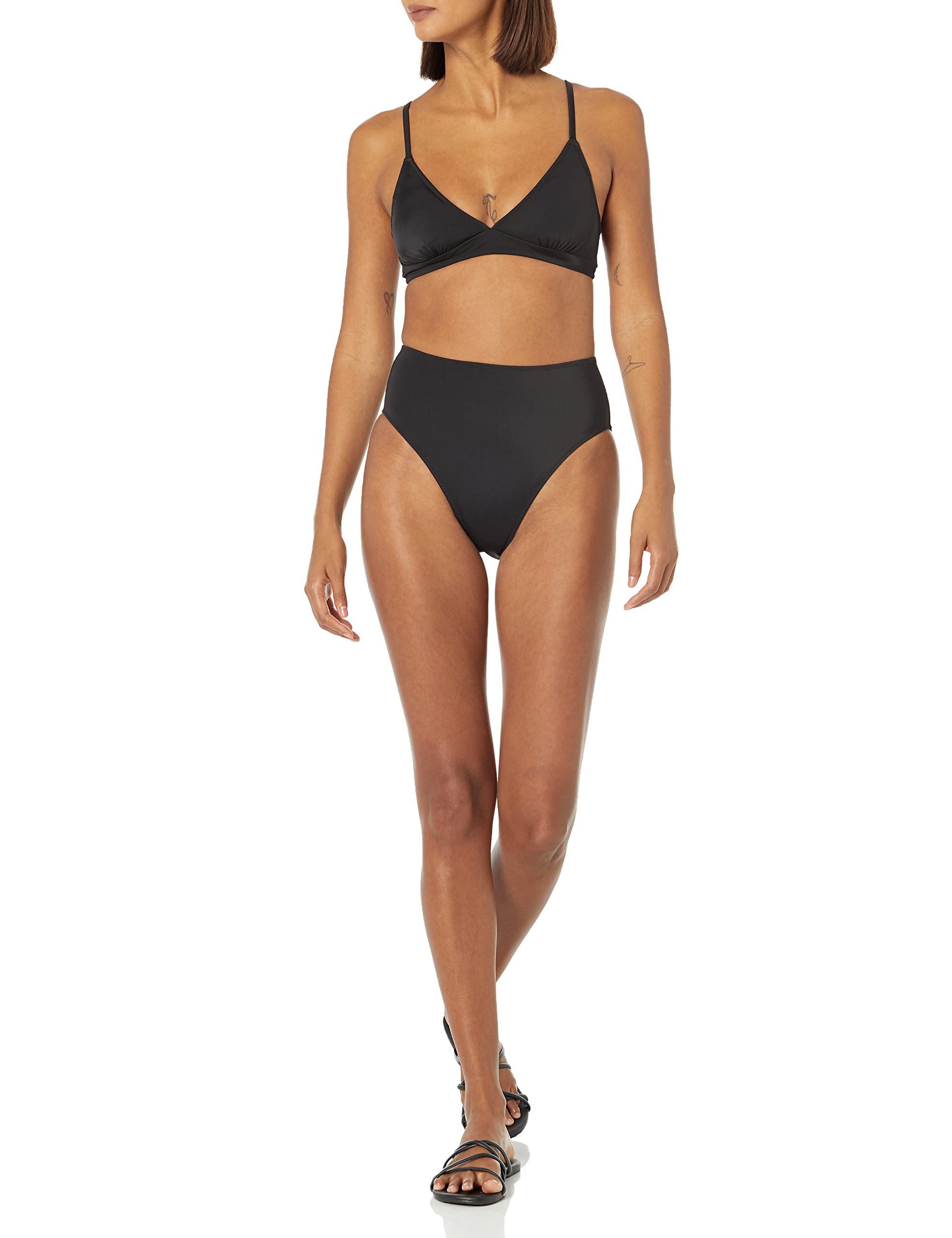 Amazon Essentials Mujer Parte Superior de Bikini Clásico con Sujeción Ligera