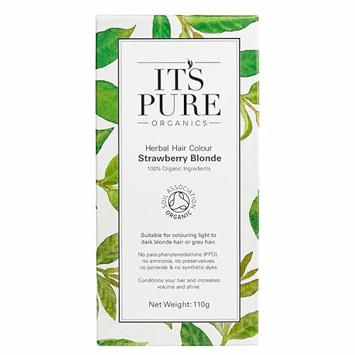 Bio Hair Dye - IT 'S PURE Organics Herbal Haar Farbe Strawberry Blonde Cover