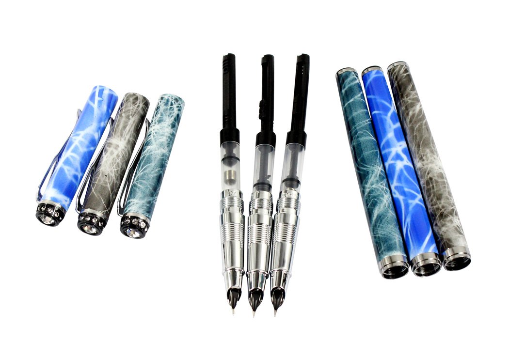 Jinhao 85 Füllfederhalter – Extrafeine Feder 0,38 Mm, Rosenholz & Metall