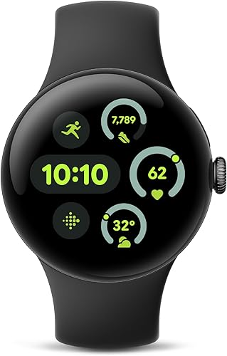 Miniatura 21 de Google Pixel Watch 3 (45mm) Modelo 2024 - Reloj inteligente Android, seguimiento de frecuencia cardíaca, Fitbit para correr avanzado, información de