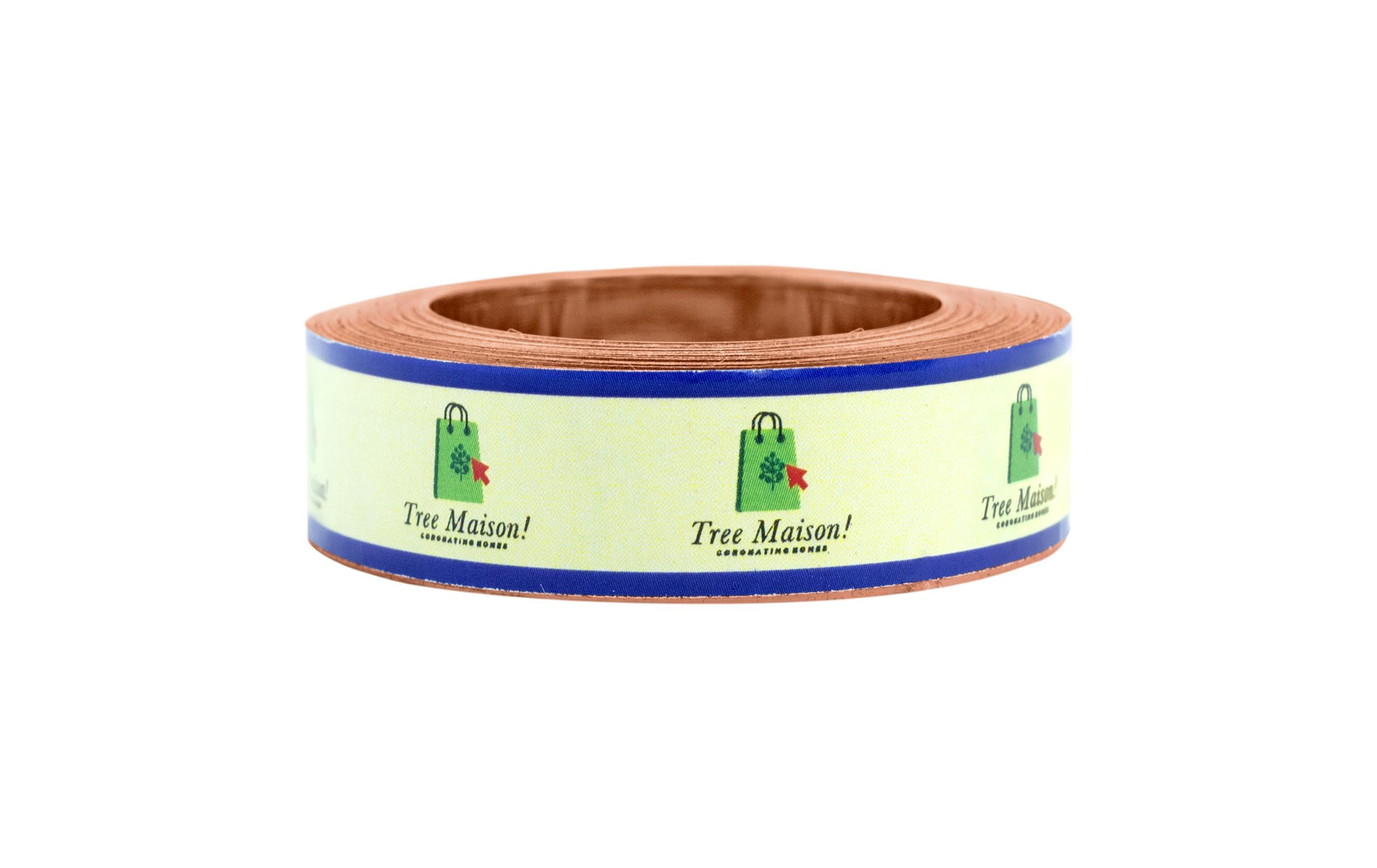 Vastu Copper Strip | Width- 0.5 Inch | Thickness - 0.2mm | Length- 25 Feet Approx | Zone Balancing |Toilet Correction | Main Entrance | Copper Strip for Vastu | Pack of 1