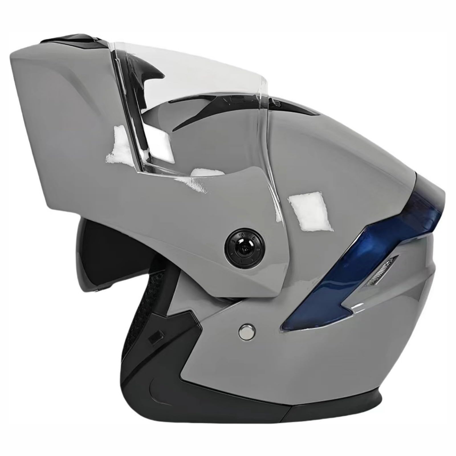 Kask integralny z ochroną przeciwsłoneczną ECE 22.06 zatwierdzony składany modułowy kask motocyklowy unisex kask motocrossowy