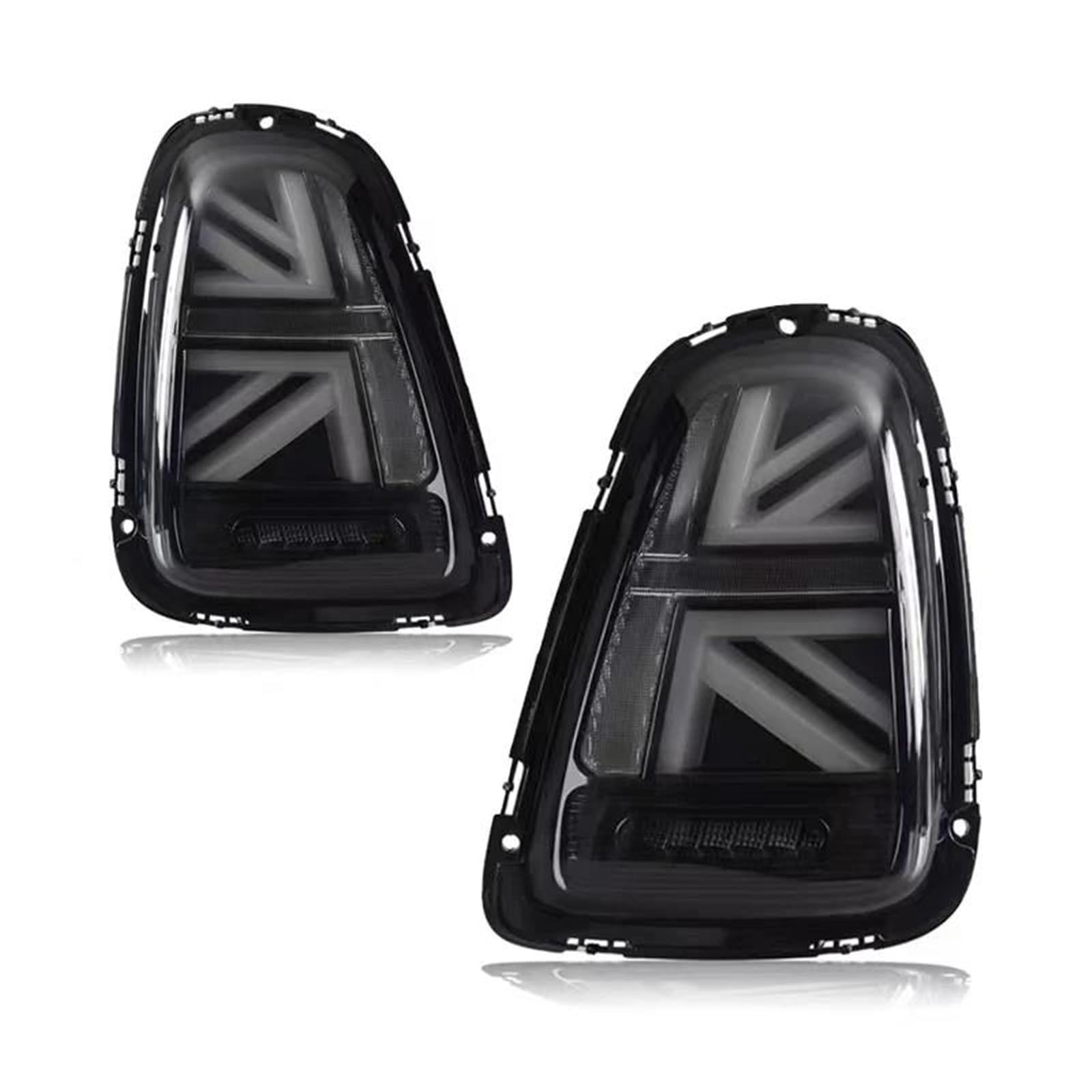 Dla BMW Mini Cooper R56 R57 R58 R59 2007-2013 Tylne Światła Do Jazdy Dziennej DRL Światła tylne(Black Red,2011-2013)