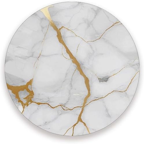 Vista 9 de STAYTOP Posavasos absorbentes de mármol para bebidas, color azul oscuro, verde, dorado, textura de mármol, tapete de protección de mesa, posavasos