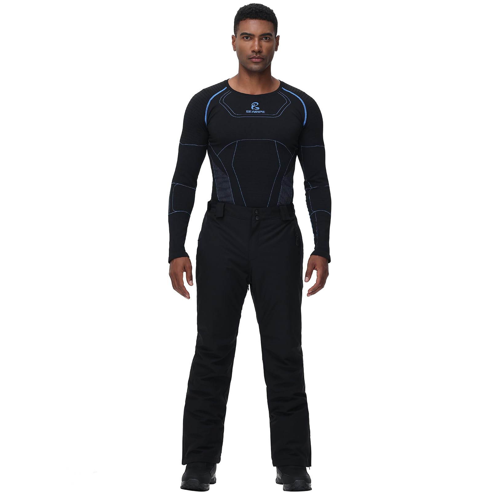 Chaqueta de esquí para hombre y pantalones conjunto, Impermeable de Montaña Chaqueta de Esquí,Cálida chaqueta de esquí y pantalones,para senderismo, caza, pesca, escalada, camping