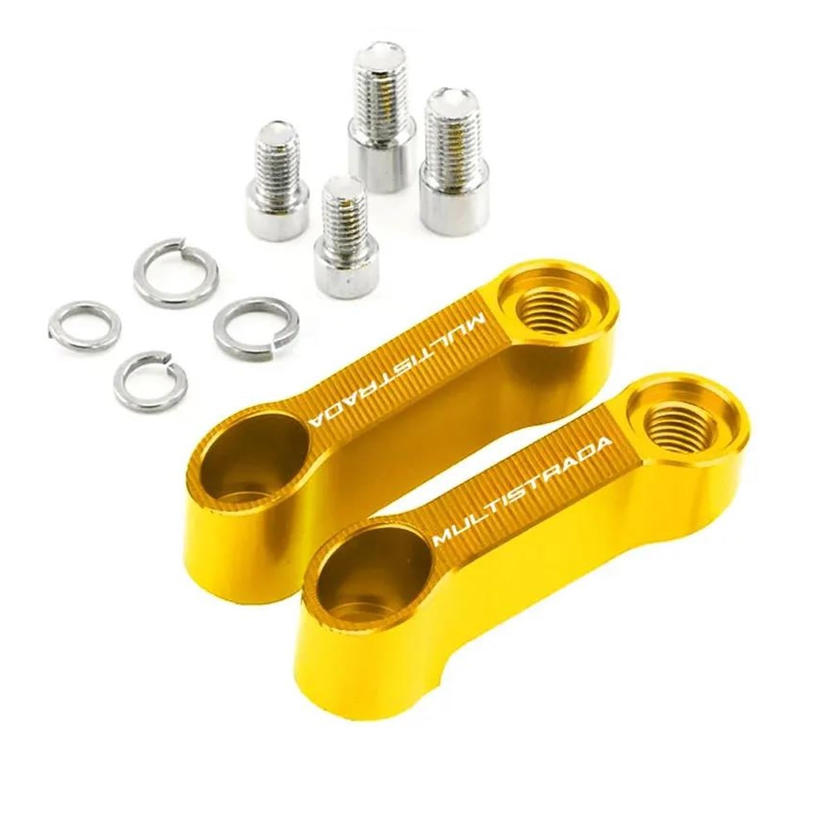 Ztqlijqf Gold Extension Bracket For Multistrada 950 1100 1260 1200 S Gt 1200S V4(Gold)