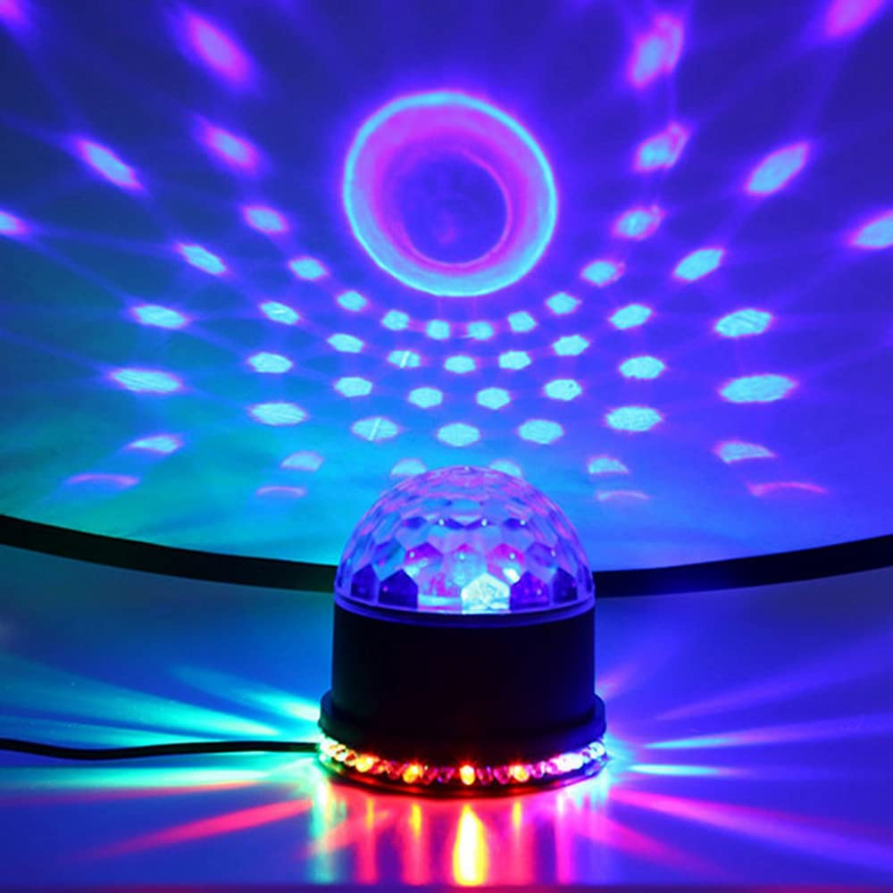Lisher Light Sound Control Disco DJ Stage Light LED Adatto per Bar Club Wedding Atmosphere Light Presa UE
