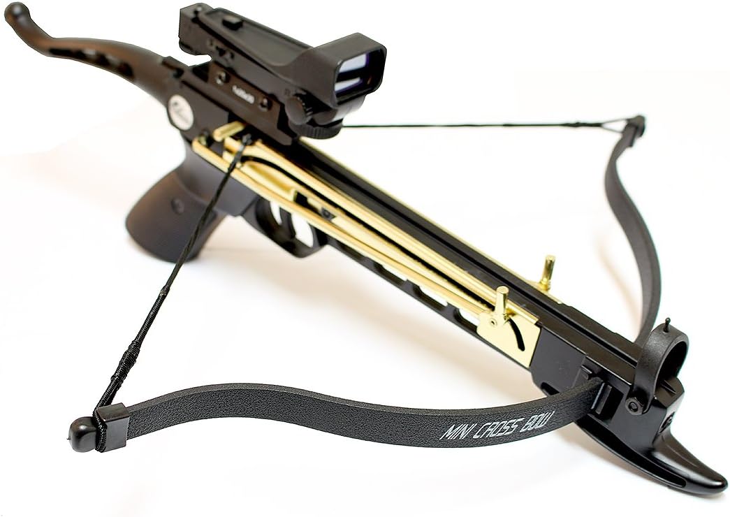 80lbs Self Cocking Crossbow with 15 Arrows and Scope
