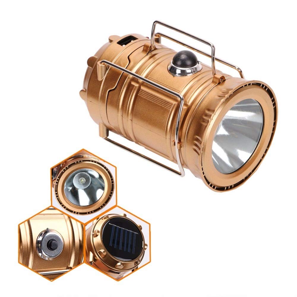Lampe Solaire Extérieure 300W – Rechargeable, Portable Avec Télécommande Et Fonction Powerbank Pour Camping