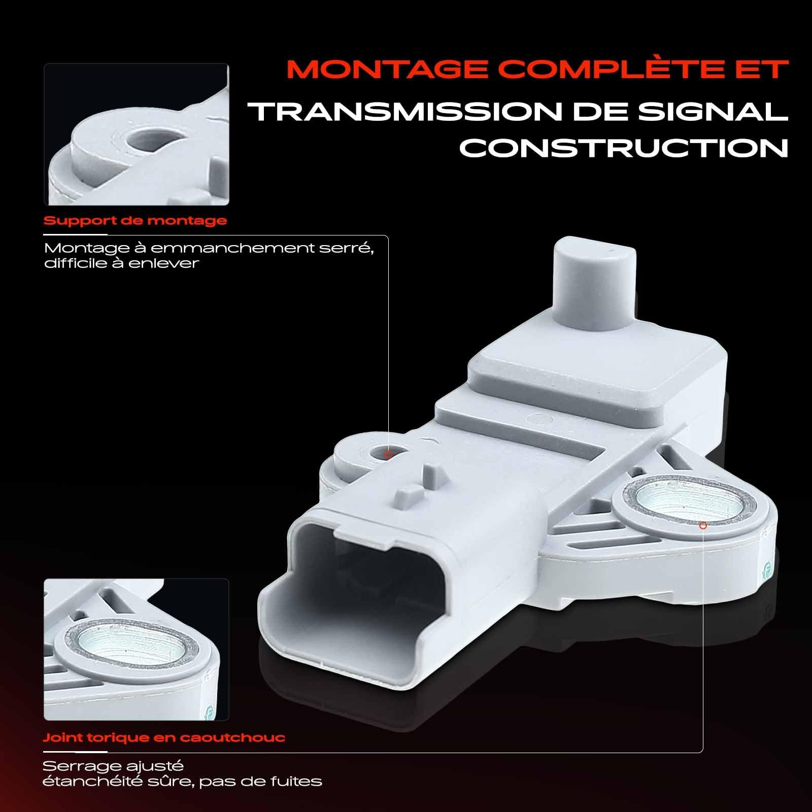Frankberg Générateur d'impulsions pour capteur de vilebrequin 3 broches | Compatible avec: Jumpy VF7, châssis/plateau Jumpy, DS5 KF, 508 SW I 8E, DS5, Expert plateau/châssis, Boîte à sauts, C8