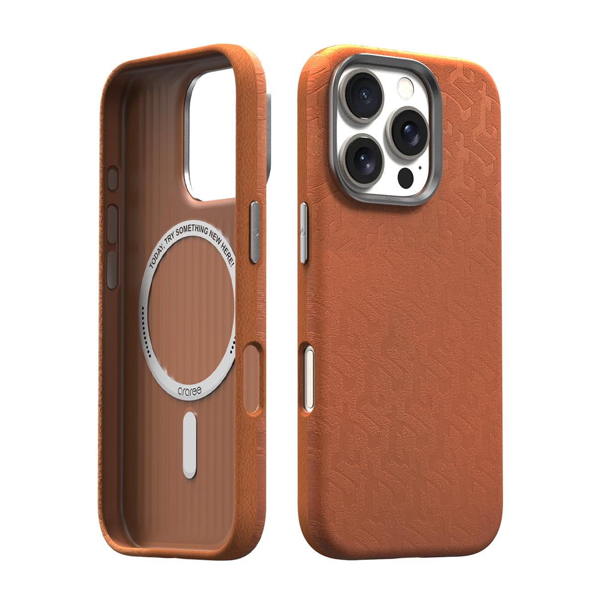 Amazon.co.jp: 【araree】 iPhone 16 Pro 対応 ケース MagSafe 対応 PU