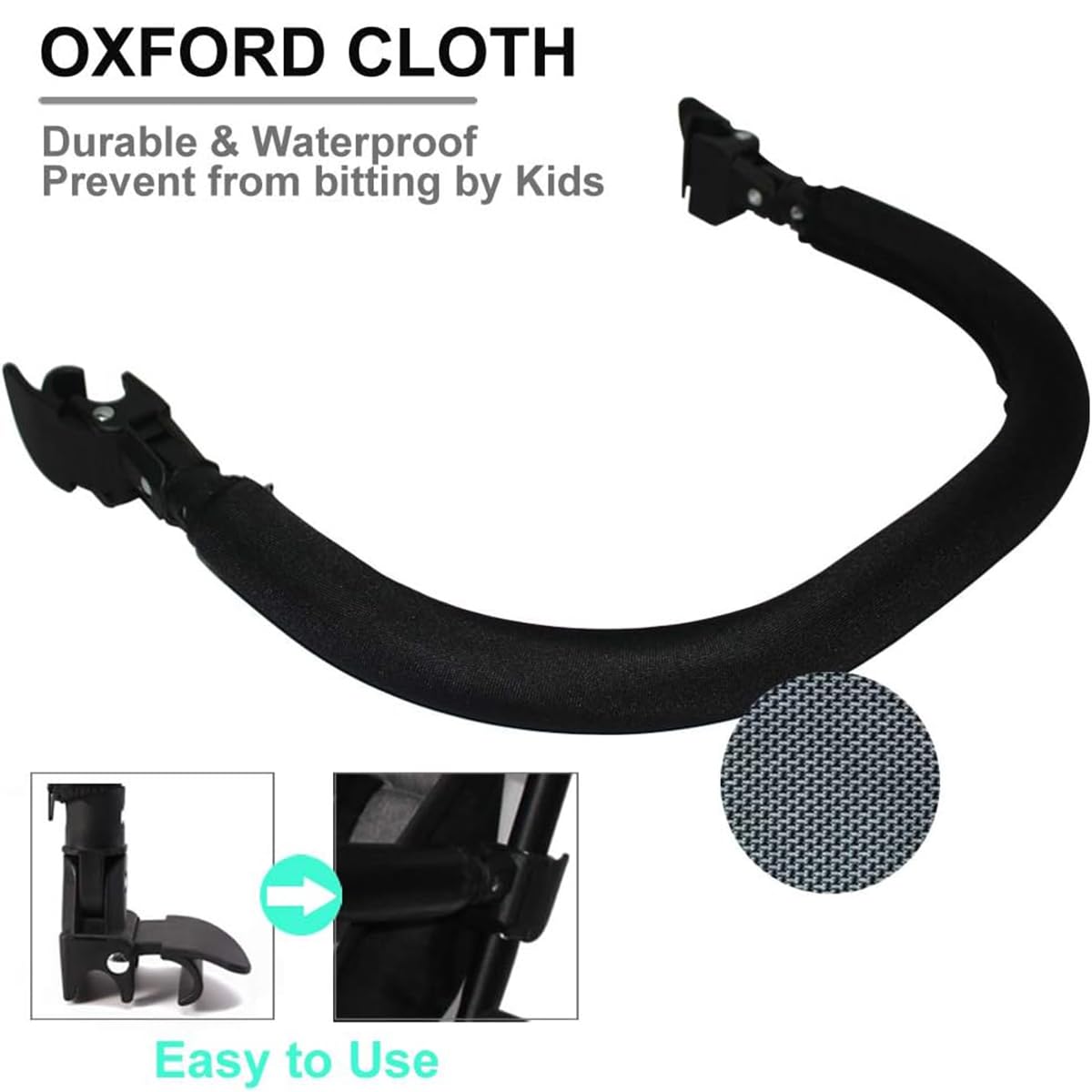 Barra delantera de seguridad para Cochecito Stokke YOYO3 y Babyzen YOYO silla de paseo (Telas Oxford)