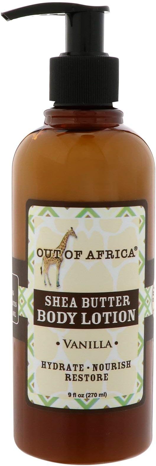 Out of Africa, Shea Butter Body Lotion, Vanilla, 9 fl oz (270 ml)