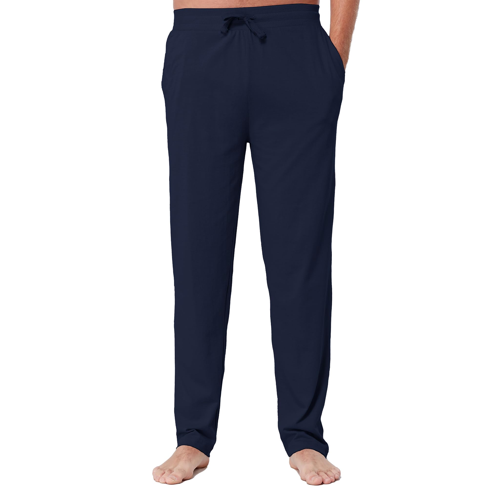 The Essentials Wardrobe Mens TEW Lounge Pants - Open Leg - Navy - Small