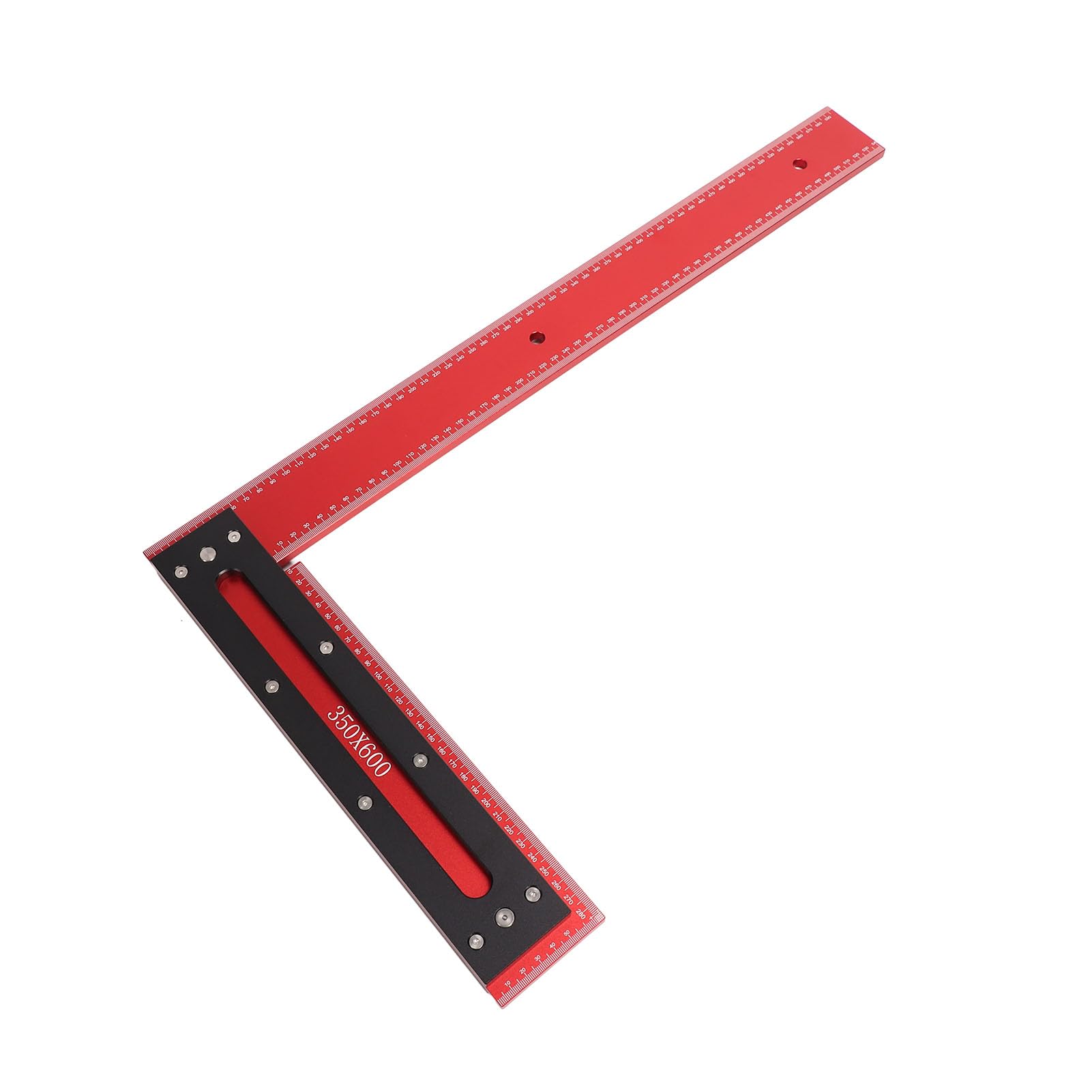 Zunate Stolarz Aluminiowy w Kształcie Litery L |Dokładna Linijka do Obróbki Drewna 90 Stopni do Pomiaru Kąta, Stop Anodowany