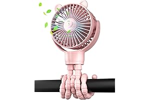 Portable Mini Stroller Fan: Ultimate Cooling Companion for Little Explorers