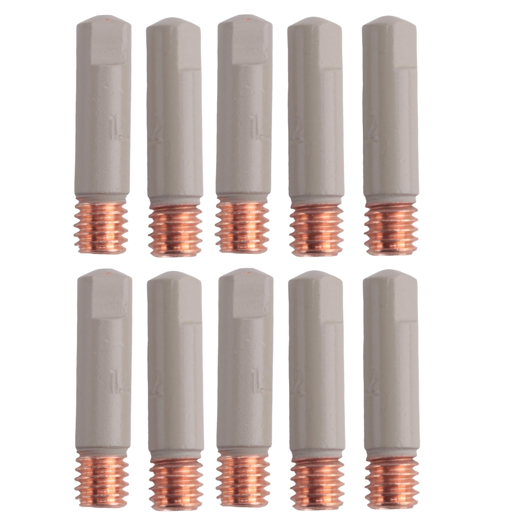 Littimoon MB 15AK Welding Contact Tips Coating Protect 25mm M6 Gas Nozzle Tip MIG Welding Torche Welding Tool Parts 1.2mm