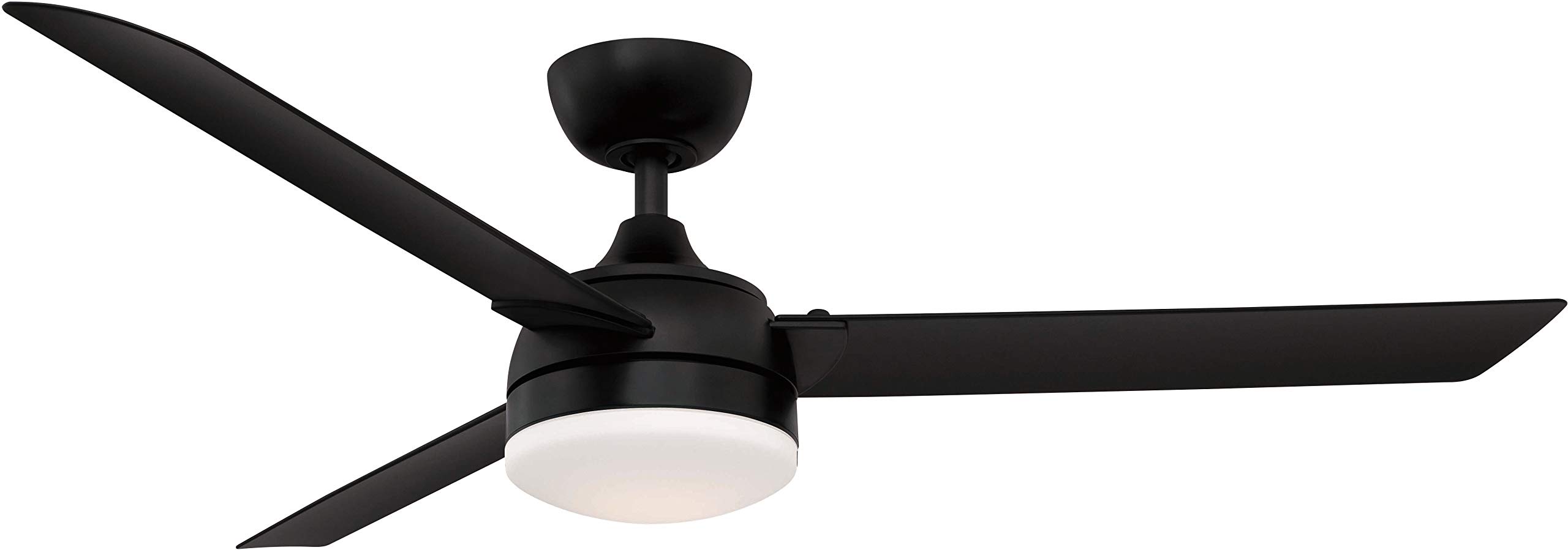 Photo 1 of **PARTS ONLY**DAMAGED**
Fanimation Xeno Wet Indoor/Outdoor Ceiling Fan with Black Blades and LED Light Kit 56 inch - Black