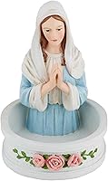 Vista 2 de The Madonna - Soporte para rosario, 5 pulgadas de alto con cuenco de 3.5 pulgadas de diámetro, devocional