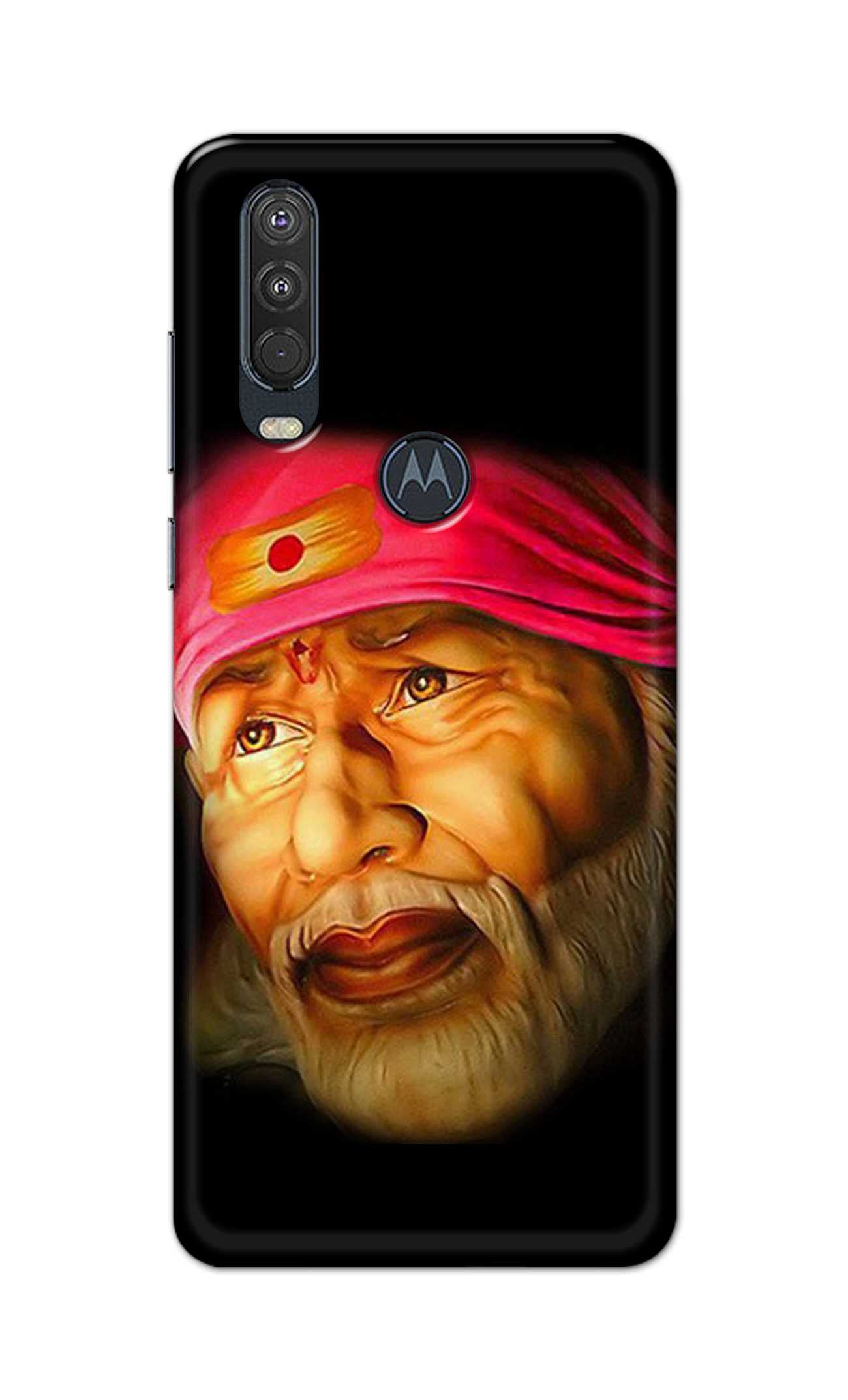 Generic PRINTFIDAA Sai Baba Lord Shiridi Great God Hinduism Religious Back Cover for Girls Motorola Moto One Action, Moto P40 Power Back Cover -(T2) KAT1002