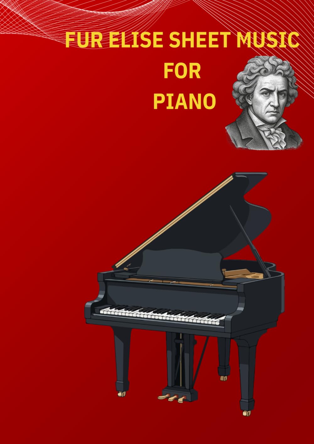 fur elise sheet music for piano: Selection of famous Fur elise Beethoven composition arranged for different instrument like violin guitar recorder