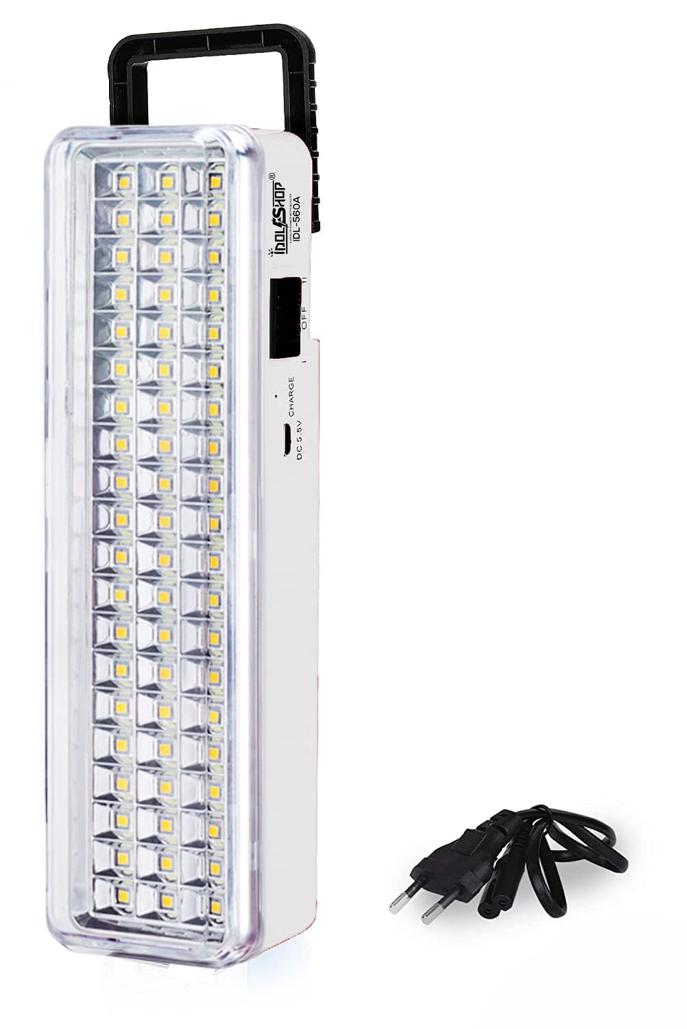 IDOLESHOP® 60 Hi-Bright SMD Light with Electric Charging Rechargeable Lantern Emergency Light (White) (B0BGCN2C2Y) Amazon Price History, Amazon Price Tracker