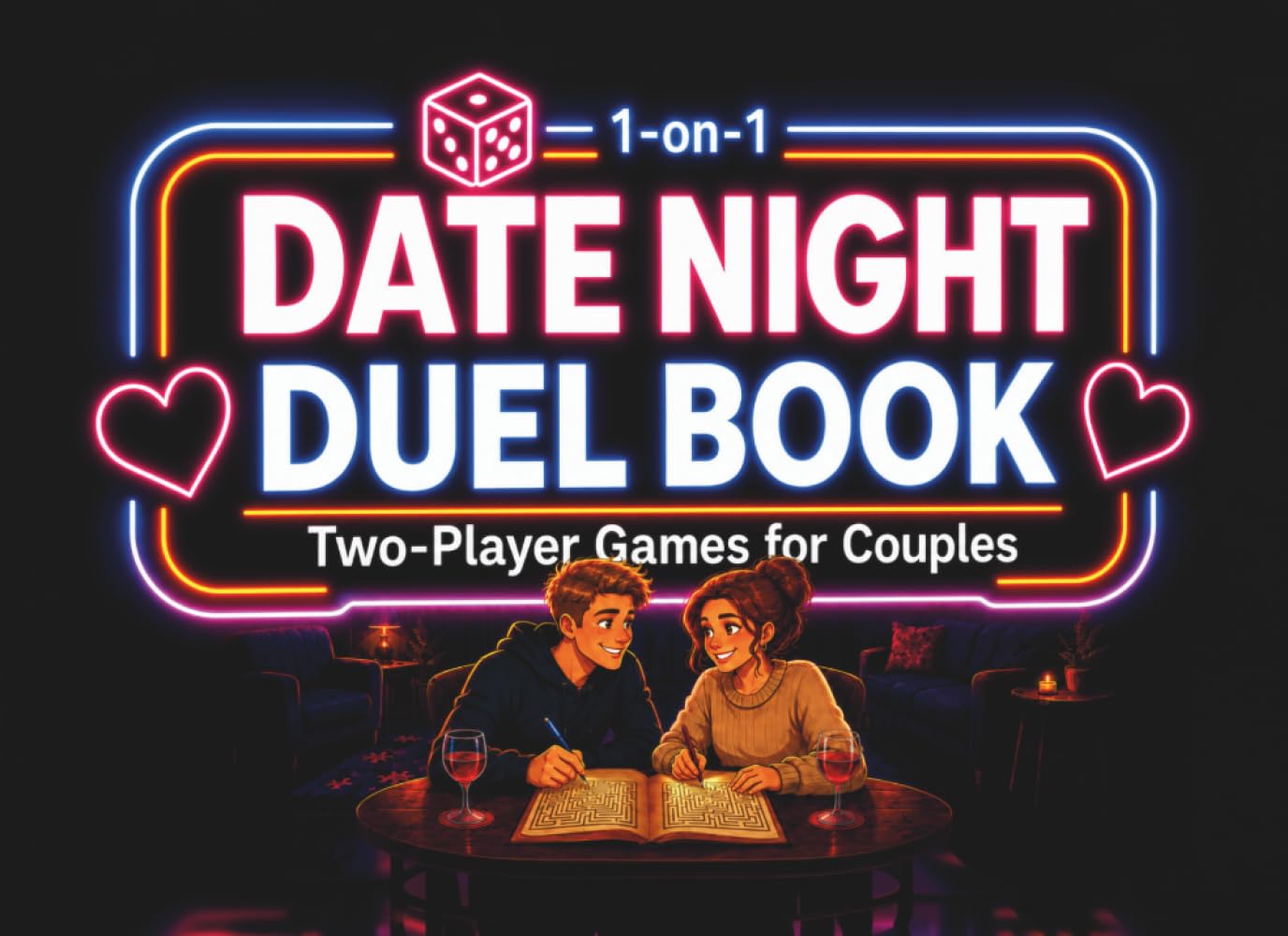 Date Night Duel Book: Two-Player Games for Couples | 40 Pen-and-Paper Games for Date Night at Home | No Prep & Ready to Play