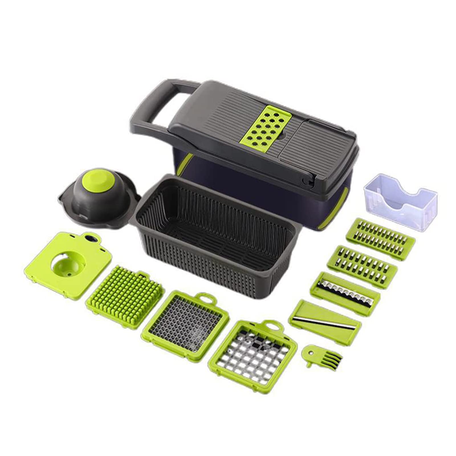 Amazon | 野菜チョッパー、13イン1野菜カッター、大型容器付き