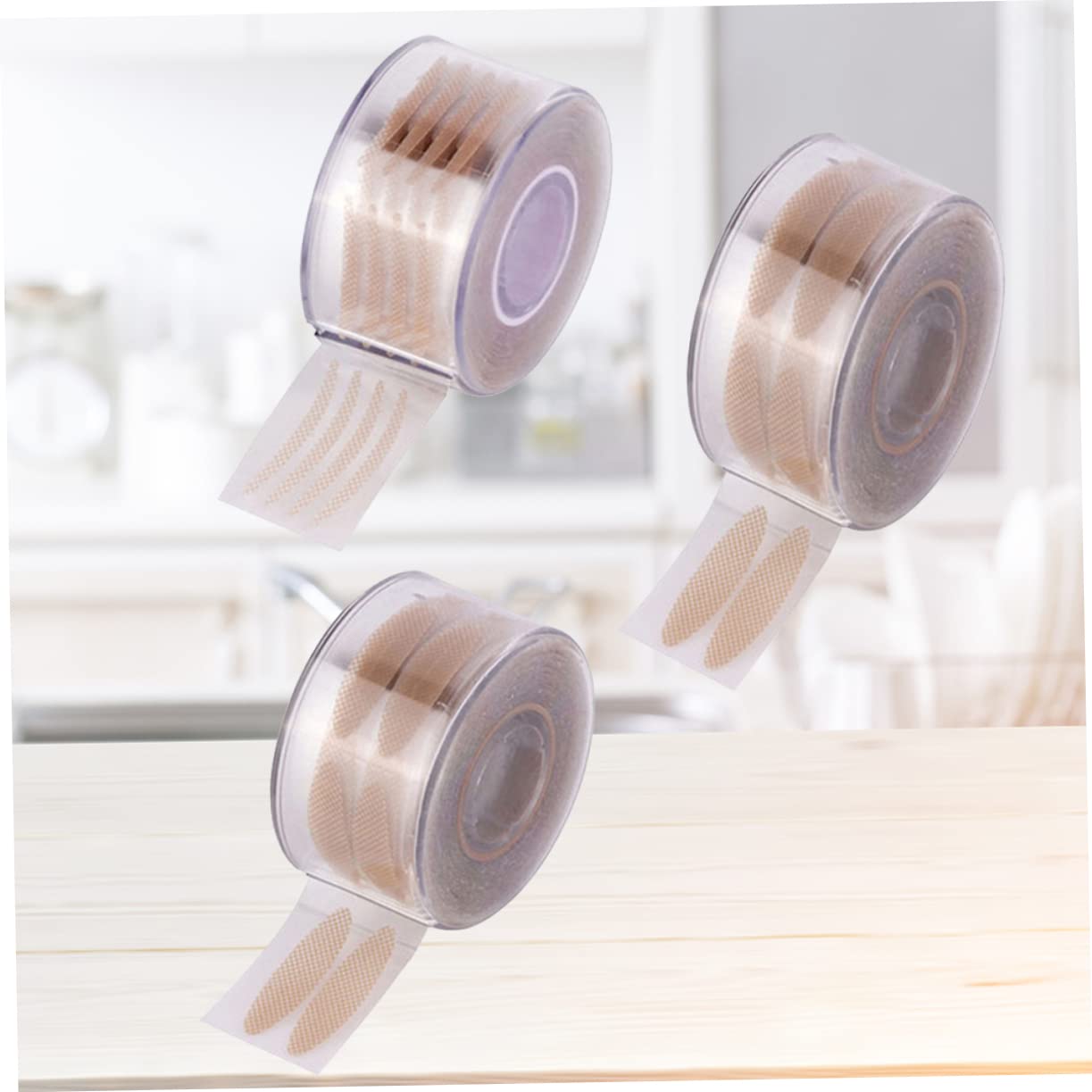 Gogogmee 2sets Double Eyelid Sticker Tape Eyelid Tape Skin Friendly Invisible Fiber Mesh Beauty Care Present 1200pcs*2