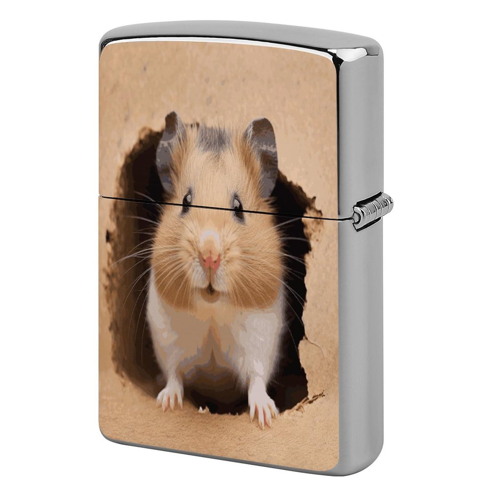 Fekiloot Style Funny Hamste Lighter Case Cover Lighter Holder