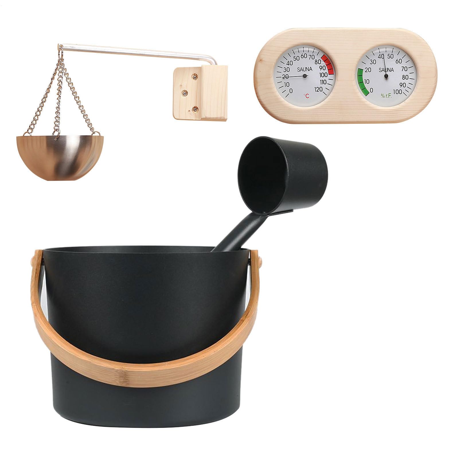 Saune Aromatherapy Oil Cup - Saunas secchio and wadle Set | Sauna fornisce