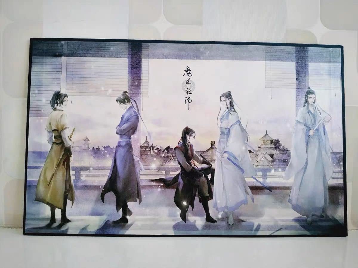 魔道祖師 色紙 藍忘機 魏無羨 未使用】魔道祖師七周年 色紙 纵我殊途シリーズ 魏無羨 藍忘機