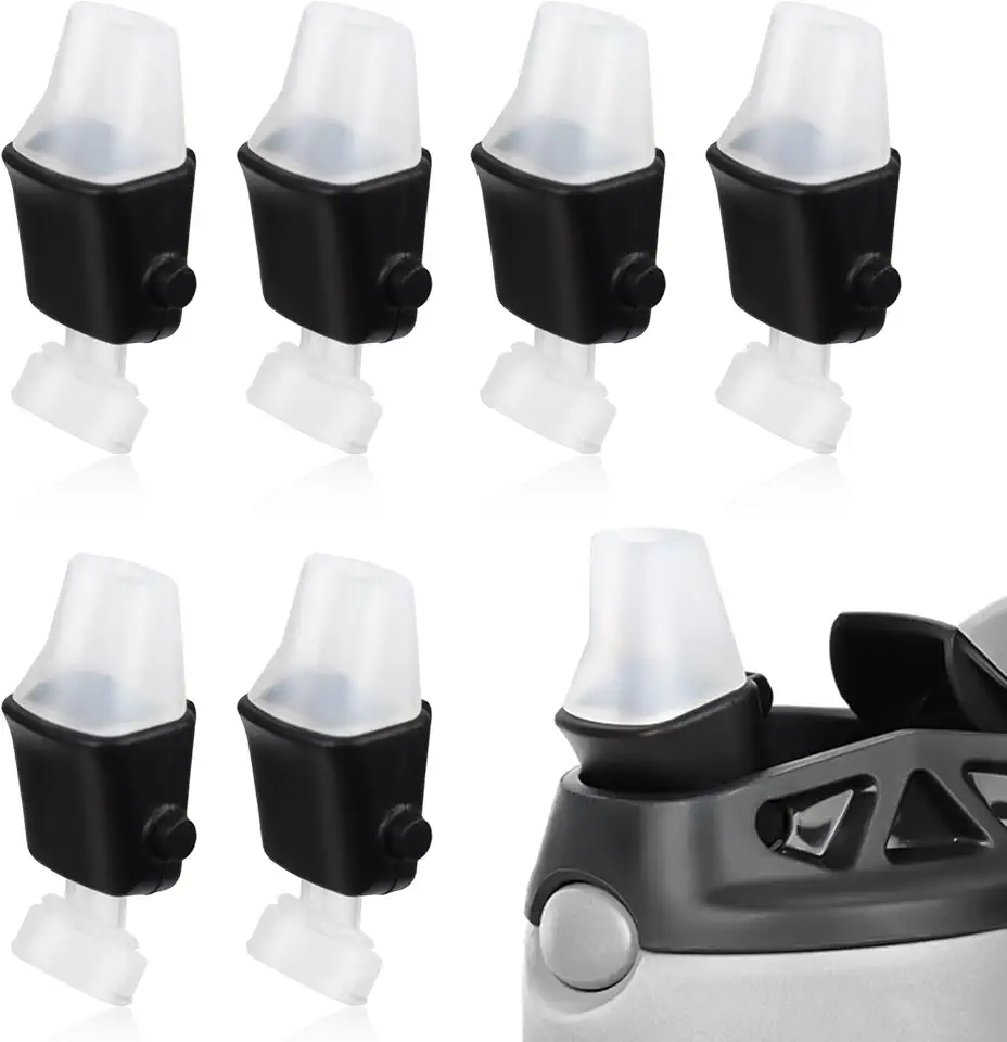 6pcs Replacement Spout for Contigo Aubrey, Silicone Water Bottle Mouthpiece Replacement Lid Parts Mouth Piece Accessories for Contigo Newest Water Bottle 14oz/20oz for Kids (Spout Only)