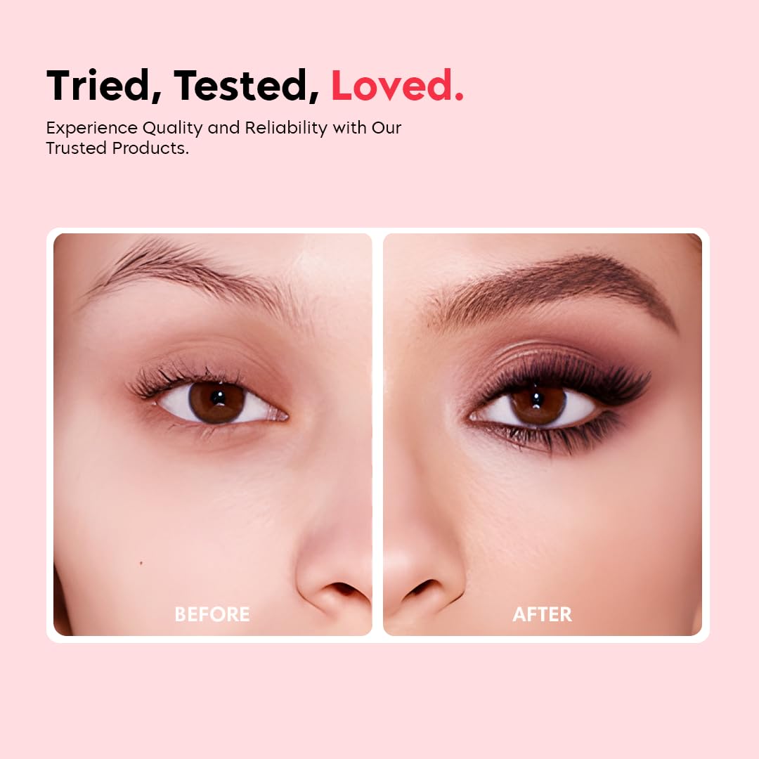 Gleva Multi-Function Eyebrow Brush, Professional Realistic Eyebrow Brush, Square Angled Eyeliner Eyebrow Brush, Stroke Brow Stamp Brush, Filling & Shaping Eyebrows Enhancers Brush (Black Pink) - Image 4 thumbnail