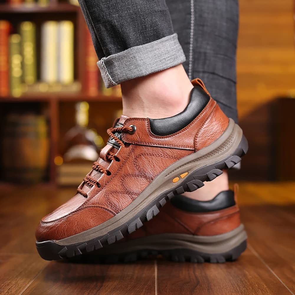 Zapatos para Caminar con dones para Hombre Zapatos Cómodos con ELA Antideslizante para el czado para Caminatas y Caminatas