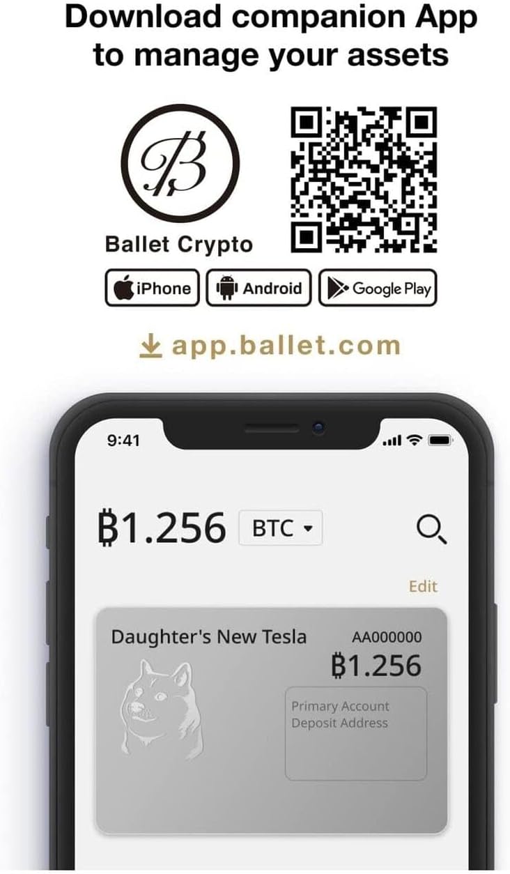 Ballet REAL Series Dogecoin Cold Storage Wallet Card