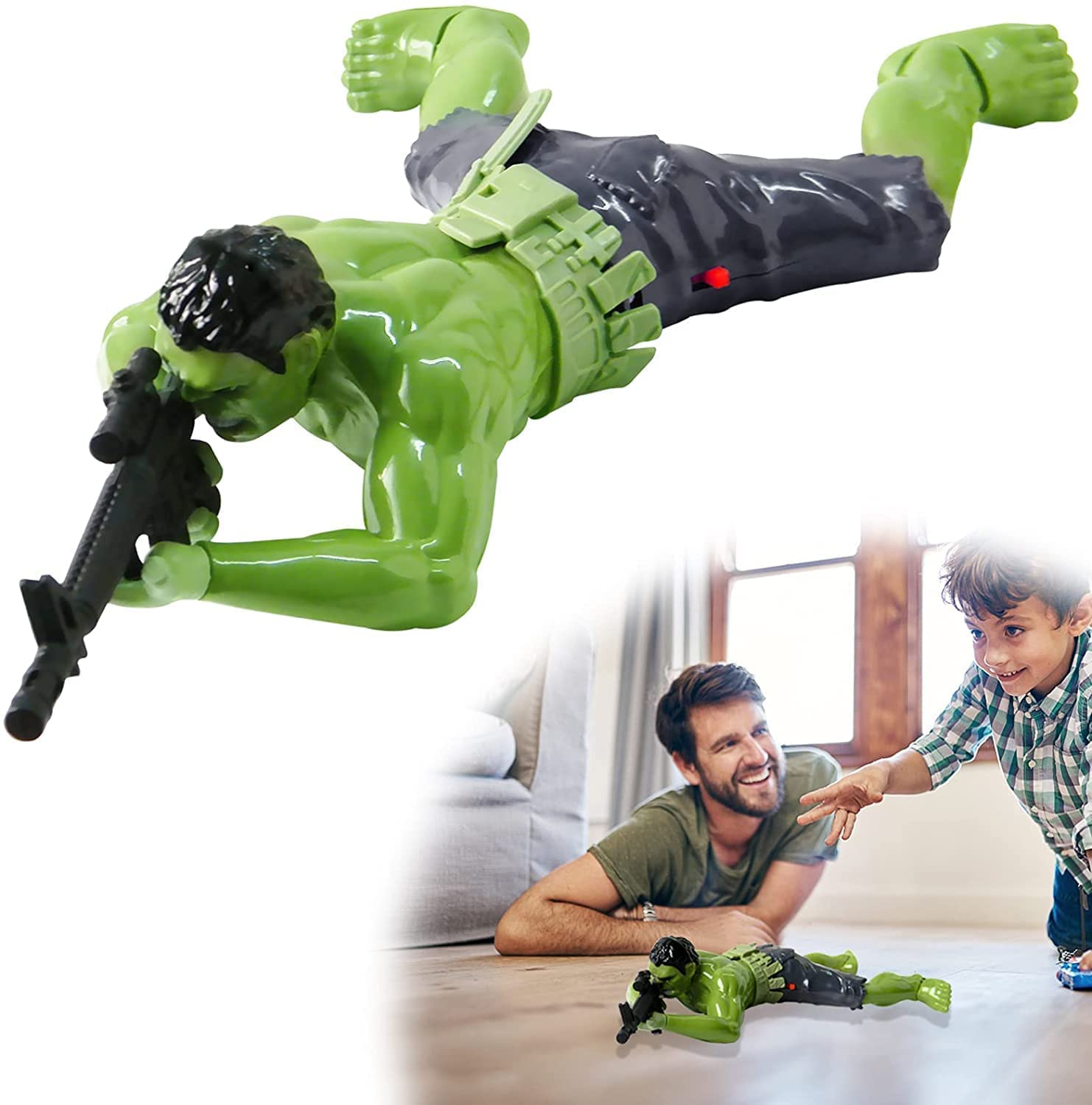 RIYA TOYS STUDIO RTS Latest Crawling Beautiful Creation Hulk Toy with Amazing Lights and Sound (B0CQXH2HQK) Amazon Price History, Amazon Price Tracker