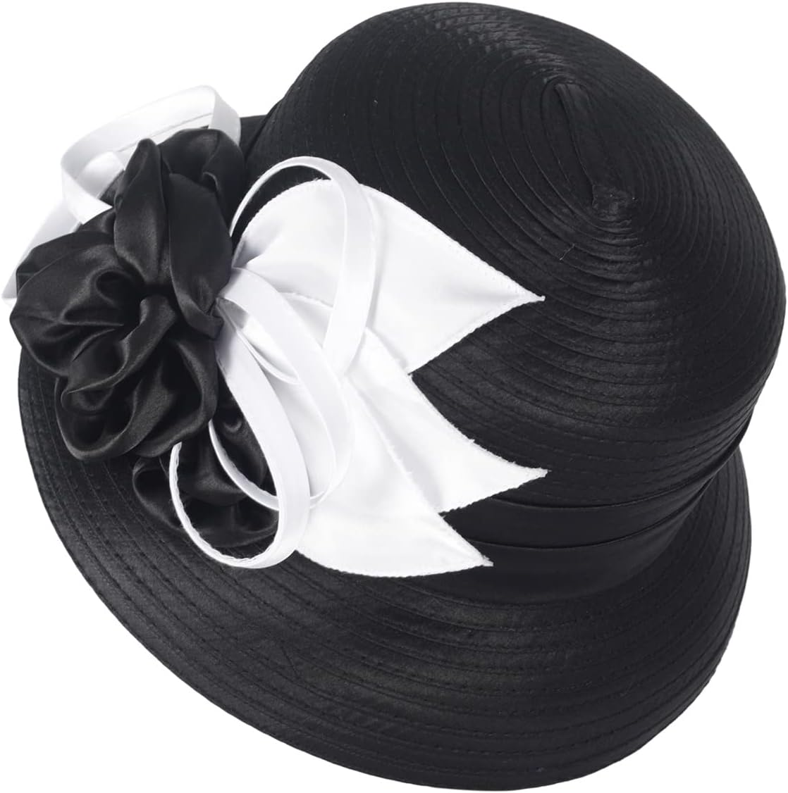 Derby Hat for Women Church Tea Party Wedding Cloche Bowler Bucket Hats