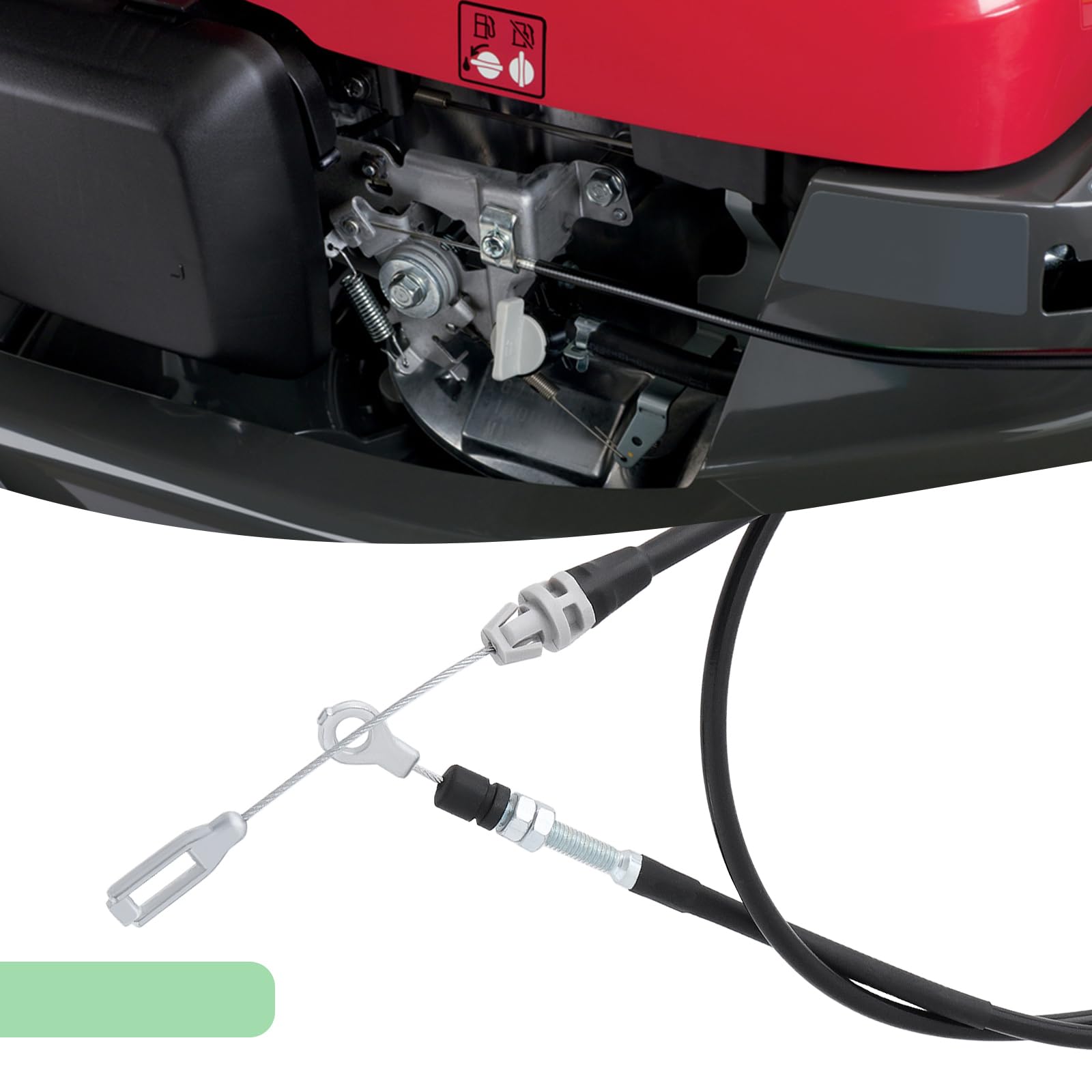 Briny River Roto Stop Kabel Für Honda Rasenmäher - 160cm Kabellänge - Kompatibel Mit HRX217 Serie