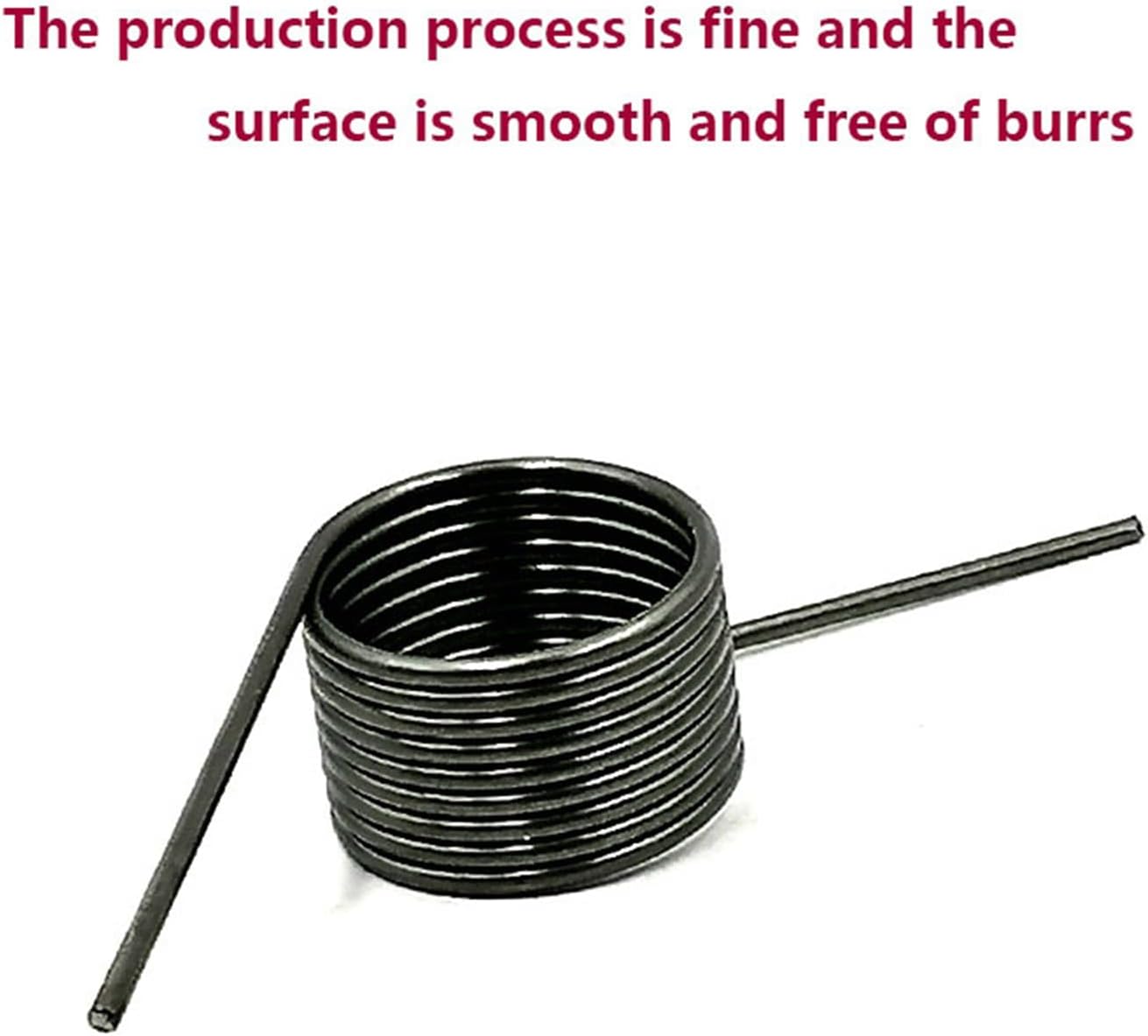 Petit ressort de torsion en acier inoxydable, 10pcs V-Shaped Torsion Springs 0.6mm Wire Diameter 5-8mm Outer 60-180 Degrees(0.6x8mm 6 Laps (180°))