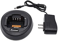 Vista 1 de Cargador rápido compatible con Motorola CP185 CP100D CP476 CP477 CP1300 CP1600 CP1660 EP350 P140 P145 P160 Radio PMNN4476A PMNN4081AR PMNN4080