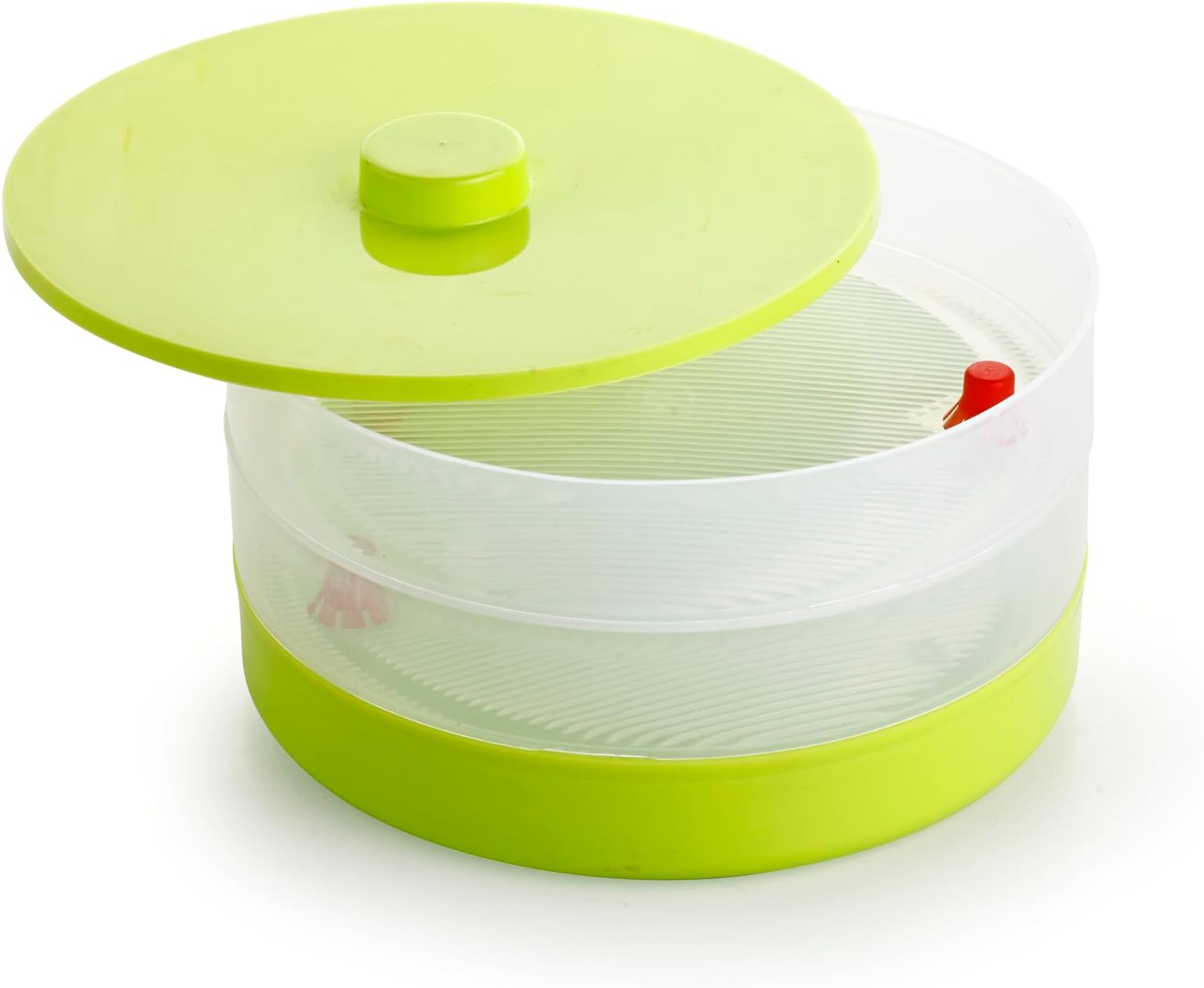 Ganesh Hygienic Sprout Maker | Organic Home Making Fresh Sprouts Beans for Living Healthy Life (2 Layer) Multicolor