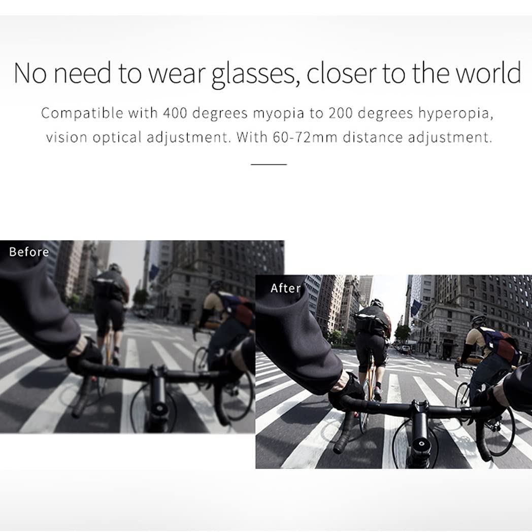 Occhiali VR, Visore Realtà Virtuale, Cuffie 3D VR Compatibile con Tutti Gli, Lente Regolabile per Film e Giochi 3D, per iPhone 13 Pro Max/13 Pro/13/12/11, per Samsung Galaxy S21, Huawei, Xiaomi
